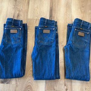 Mens Wrangler jeans lot of 3